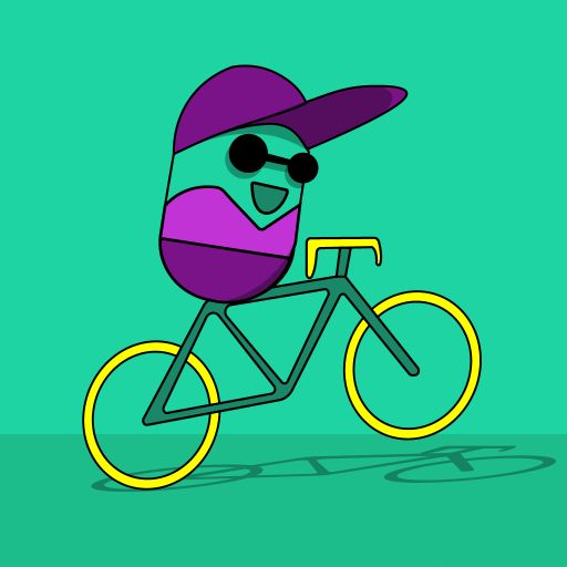 Illustration of cyclist